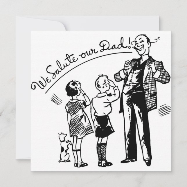 Dia de os pais Vintage (Frente)