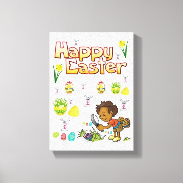 Dia de Páscoa de Impressão de Telas Esticadas (Frente)