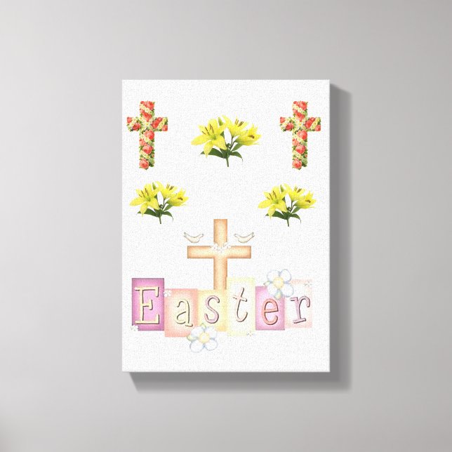 Dia de Páscoa de Impressão de Telas Esticadas (Frente)