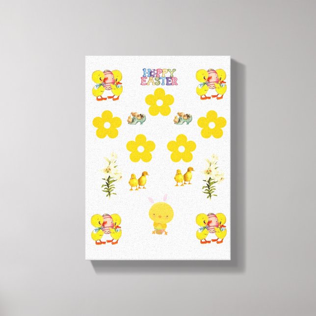Dia de Páscoa de Impressão de Telas Esticadas (Frente)