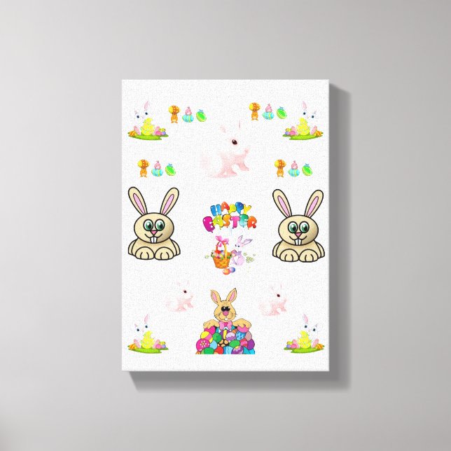 Dia de Páscoa de Impressão de Telas Esticadas (Frente)