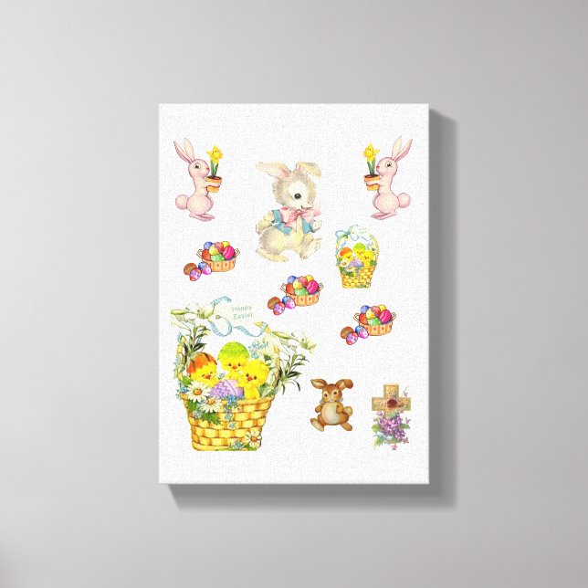 Dia de Páscoa de Impressão de Telas Esticadas (Frente)