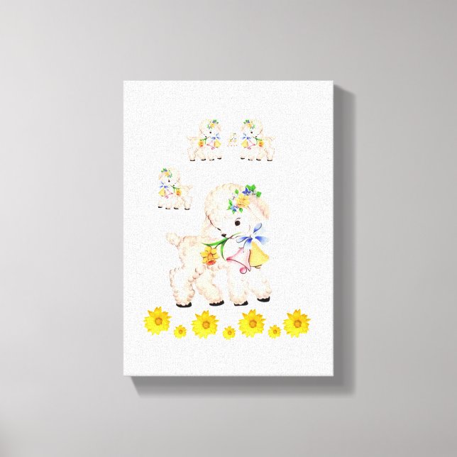 Dia de Páscoa de Impressão de Telas Esticadas (Frente)