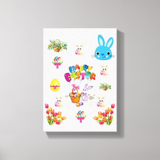 Dia de Páscoa de Impressão de Telas Esticadas (Frente)