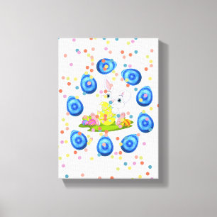 Dia de Páscoa de Impressão de Telas Esticadas