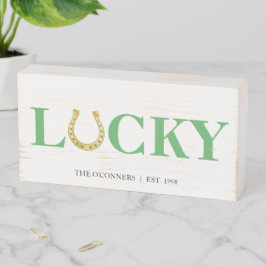 Dia de Patrick, o Bold Font Lucky Fúria
