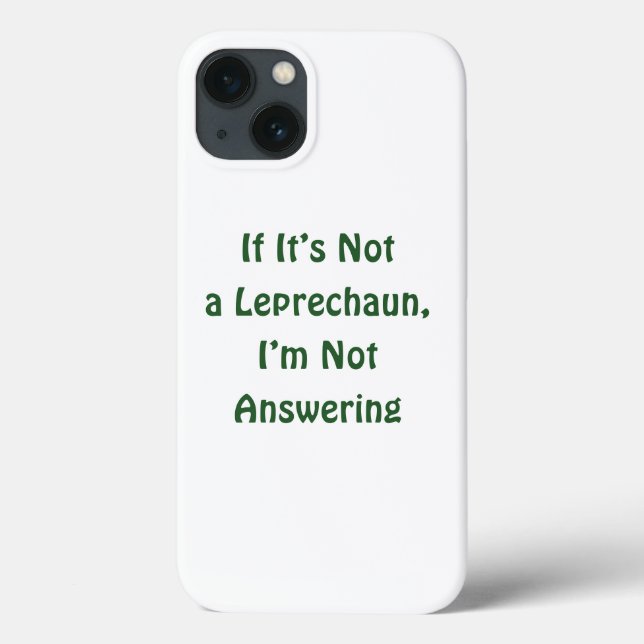 Dia de Patrick, texto engraçado, Leprechaun (Verso)