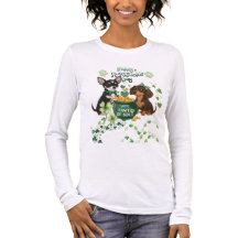 Dia de S. Patrício "Pata de ouro: Camiseta