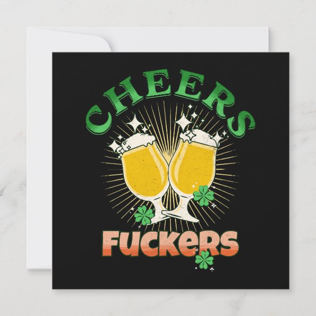 Dia de São Patrício Bebida Irlandesa (Frente)