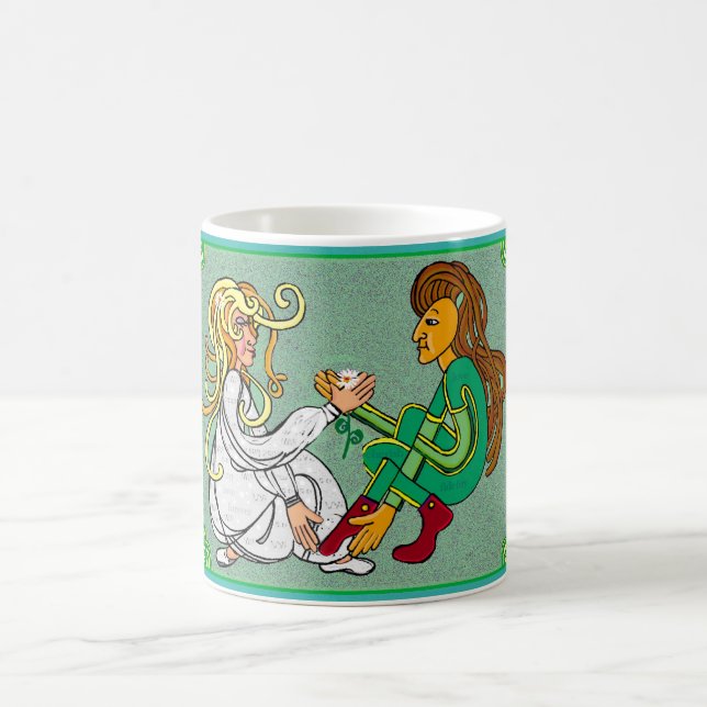 Dia de São Patrício de amantes irlandeses, caneca  (Centro)