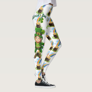 Dia de São Patrício Leggings Saint Patrick Pants