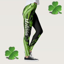 Dia de São Patrício Leggings Saint Patrick Pants