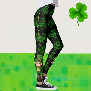 Dia de São Patrício Leggings Saint Patrick Pants