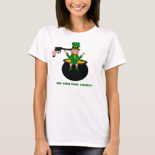 Dia de São Patrício você sente o t-shirt das
