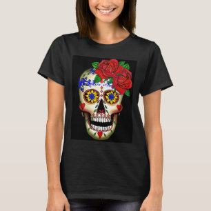 DIA DO CRÂNIO DO AÇÚCAR E DO T-SHIRT INOPERANTE