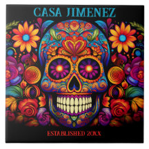 Dia do Crânio do Azulejo do Presente de Casamento