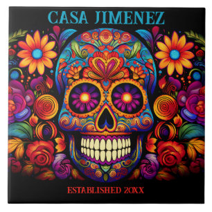 Dia do Crânio do Azulejo do Presente de Casamento