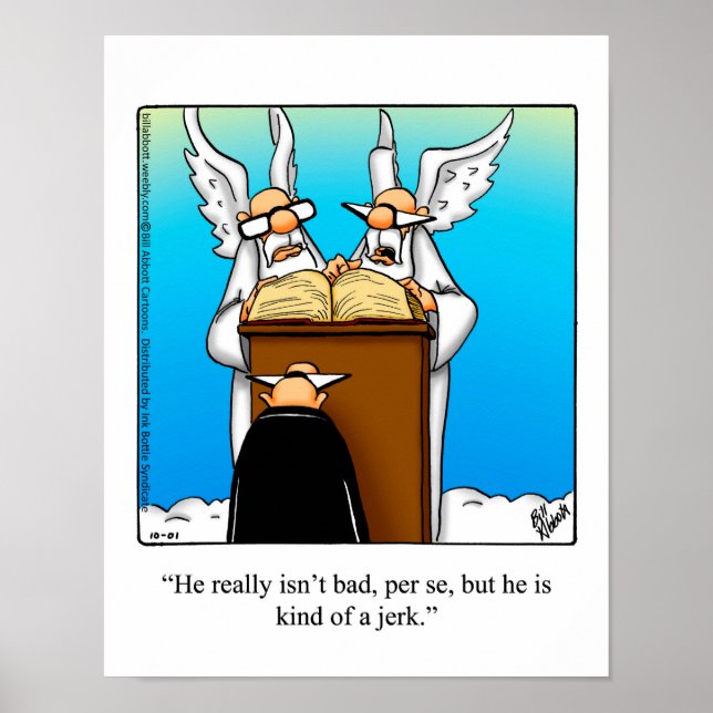 Dia do Juízo Humor Poster (Frente)