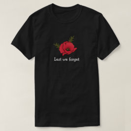 Dia do Memorial, Dia da Lembrança, Camiseta Vermel