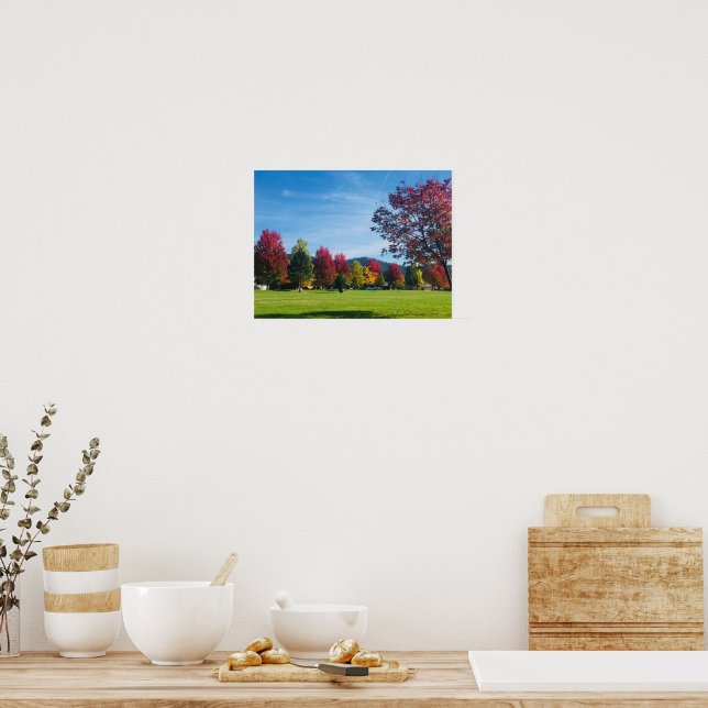 Dia do outono na Poster do Parque (Cozinha)