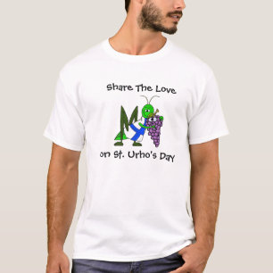 Dia do St. Urho "parte t-shirt do amor"