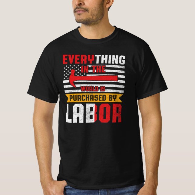 Dia do Trabalho 2023 T-Shirt Venda: Libere Seu Est (Frente)