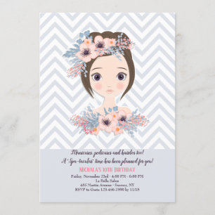 Dia dos Convites de festas de aniversários de Bele