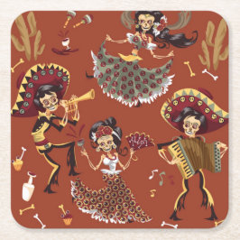 Dia dos Mortos - Día de los Muertos Porta-copos de