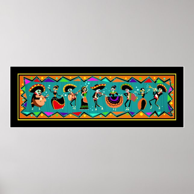 Dia dos Mortos - Dia de los Muertos Poster (Frente)