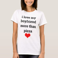 Dia dos Namorados Camiseta Tipografia Boyfriend Pi