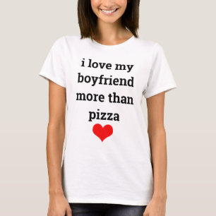 Dia dos Namorados Camiseta Tipografia Boyfriend Pi