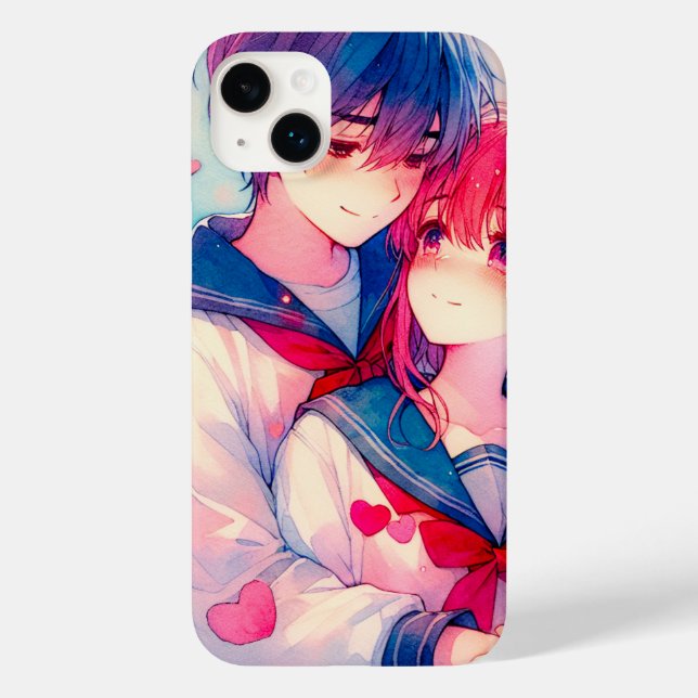 Dia dos Namorados com Tema de Anime Adorável (Verso)