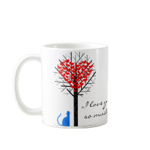 Dia dos namorados "eu te amo" caneca de café do