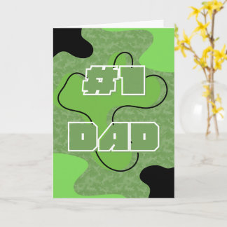 Dia dos Pais #1 Papai Cartão Dobrado