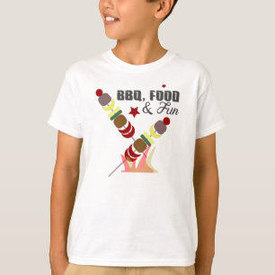 Dia dos Pais Churrasco Pai Avô Camiseta Kabobs com