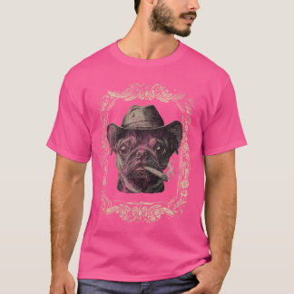 Dia dos Pais Pug Dad para Amantes Camiseta engraça