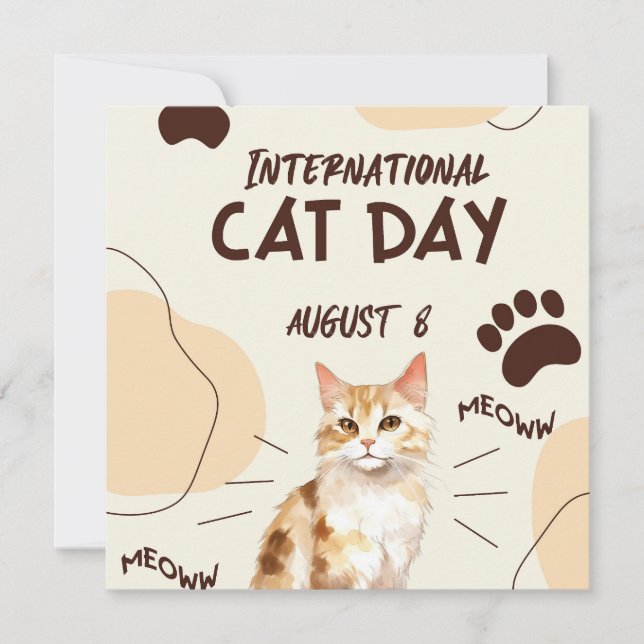 Dia Internacional da Gata (Frente)