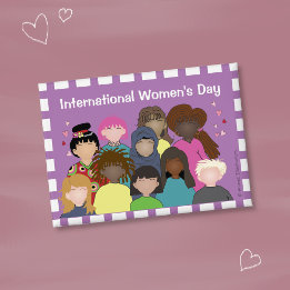 Dia Internacional da Mulher | Botão de March