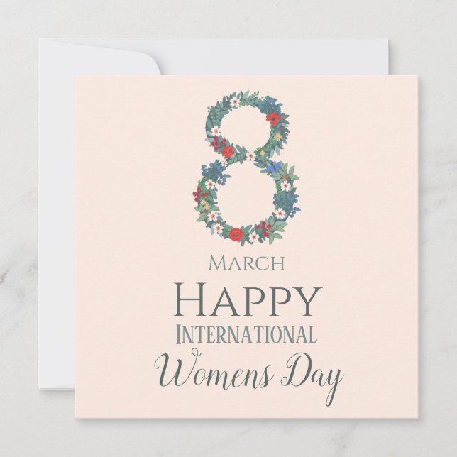 Dia Internacional das Mulheres, 8 de março (Frente)