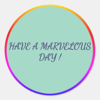 Dia Maravilhoso Adesivo Vibrações Positivas
