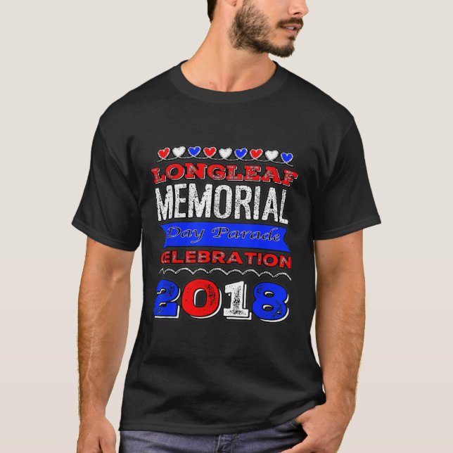 Dia Memorial Longleaf T- Camisa (Frente)