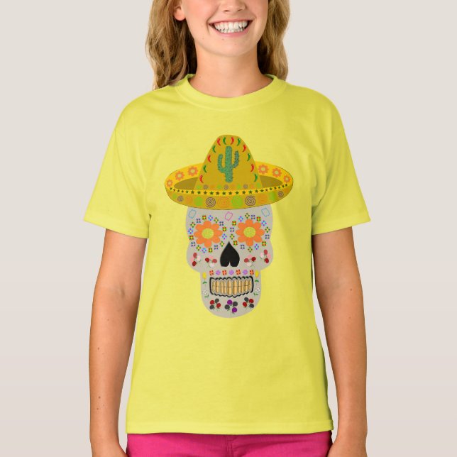 Dia Mexicano da Camisa do Caveira Morta (Frente)
