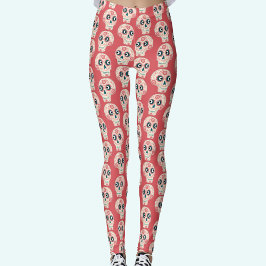 Dia Mexicano do Crânio do Açúcar dos Leggings Mort