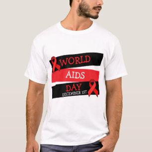 Dia Mundial da Aids 11 de dezembro Camisa do Botão