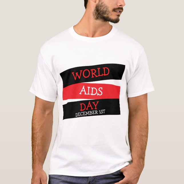 Dia Mundial da Aids 11 de dezembro Camisa do Botão (Frente)