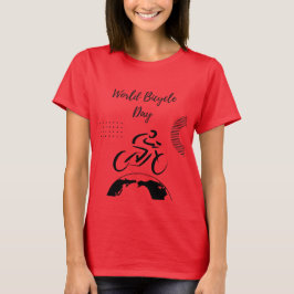 Dia Mundial da Bicicleta - Camisa T Entusiasta de
