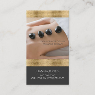 Dia Spa Cartão de visita de terapia de massagem