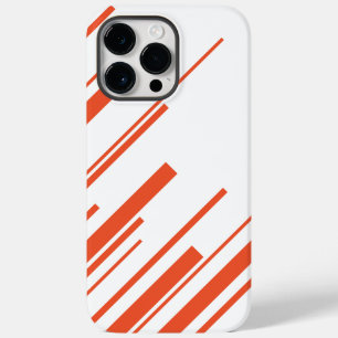 Diagonais em Laranja e Branco