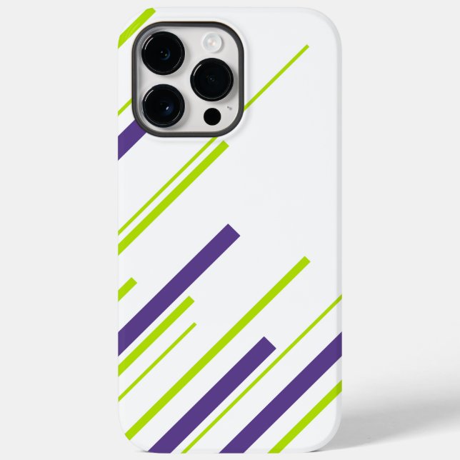 Diagonais em Verde limão e Roxo (Verso)