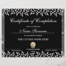 Diamante do Certificado de Prêmio de Conclusão